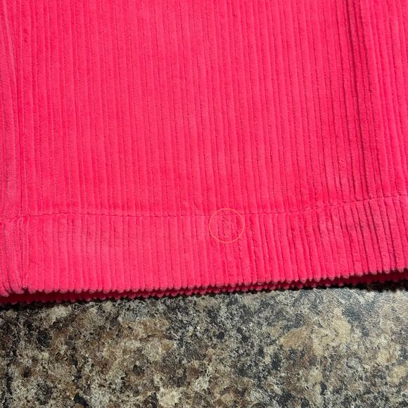 Vero Moda Pants Corduroy Y2K Preppy Retro Academia Kidcore Barbie Pink Medium 32 - Picture 4 of 5